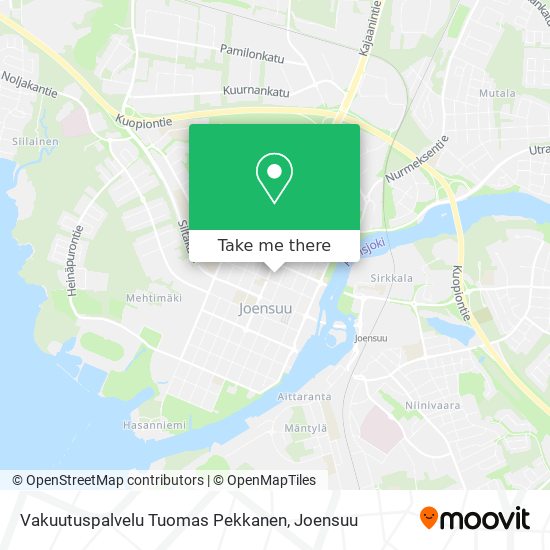 Vakuutuspalvelu Tuomas Pekkanen map