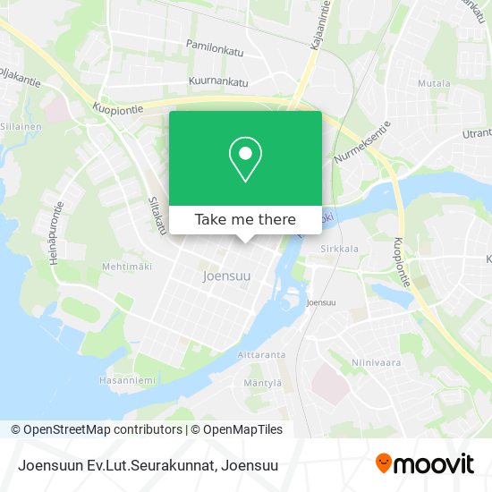 Joensuun Ev.Lut.Seurakunnat map