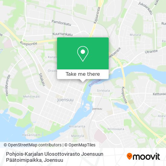 Pohjois-Karjalan Ulosottovirasto Joensuun Päätoimipaikka map