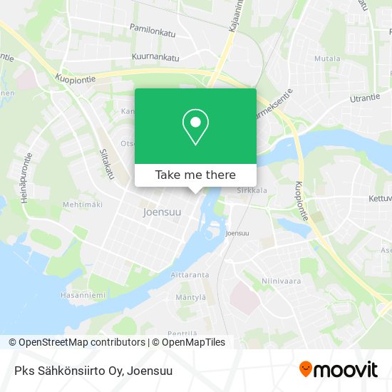 Pks Sähkönsiirto Oy map