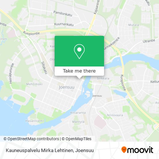 Kauneuspalvelu Mirka Lehtinen map
