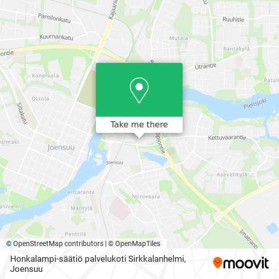 Honkalampi-säätiö palvelukoti Sirkkalanhelmi map