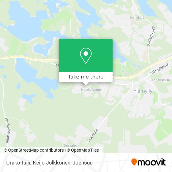 Urakoitsija Keijo Jolkkonen map