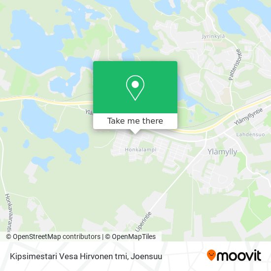 Kipsimestari Vesa Hirvonen tmi map