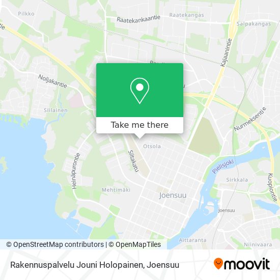 Rakennuspalvelu Jouni Holopainen map