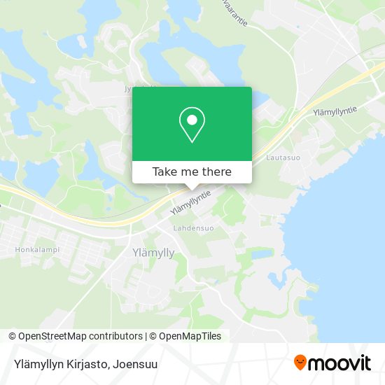 Ylämyllyn Kirjasto map