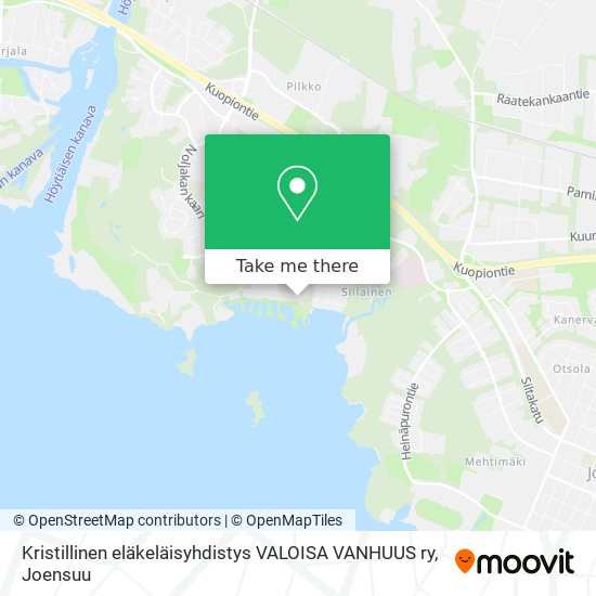 Kristillinen eläkeläisyhdistys VALOISA VANHUUS ry map