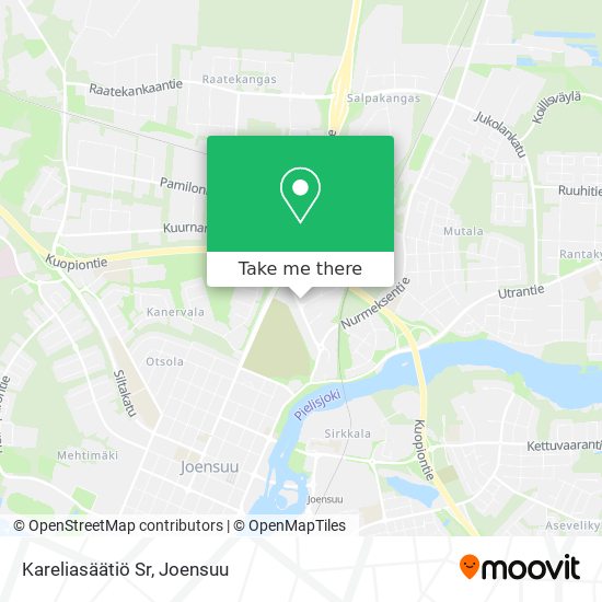 Kareliasäätiö Sr map