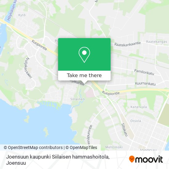 Joensuun kaupunki Siilaisen hammashoitola map