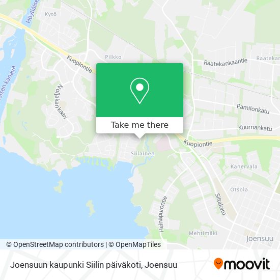 Joensuun kaupunki Siilin päiväkoti map