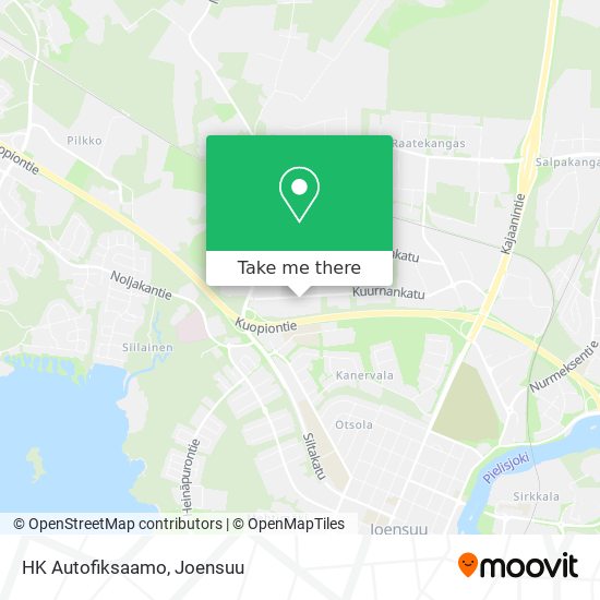 How to get to HK Autofiksaamo in Joensuu by Bus?