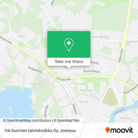 Itä-Suomen talotekniikka Oy map