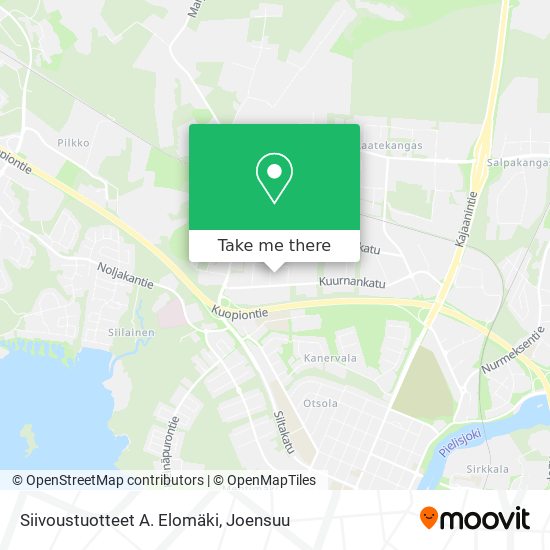 Siivoustuotteet A. Elomäki map