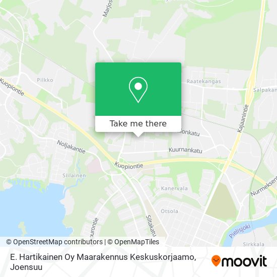 E. Hartikainen Oy Maarakennus Keskuskorjaamo map