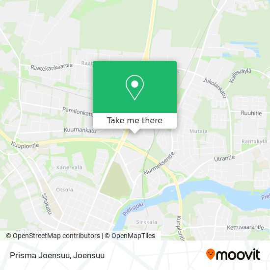 How to get to Prisma Joensuu by Bus?