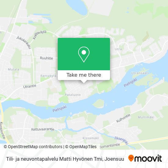 Tili- ja neuvontapalvelu Matti Hyvönen Tmi map