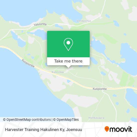 Harvester Training Hakulinen Ky map