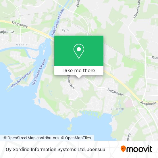 Oy Sordino Information Systems Ltd map