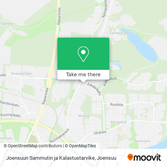 Joensuun Sammutin ja Kalastustarvike map