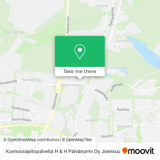 Kunnossapitopalvelut H & H Päivänurmi Oy map