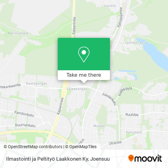 Ilmastointi ja Peltityö Laakkonen Ky map