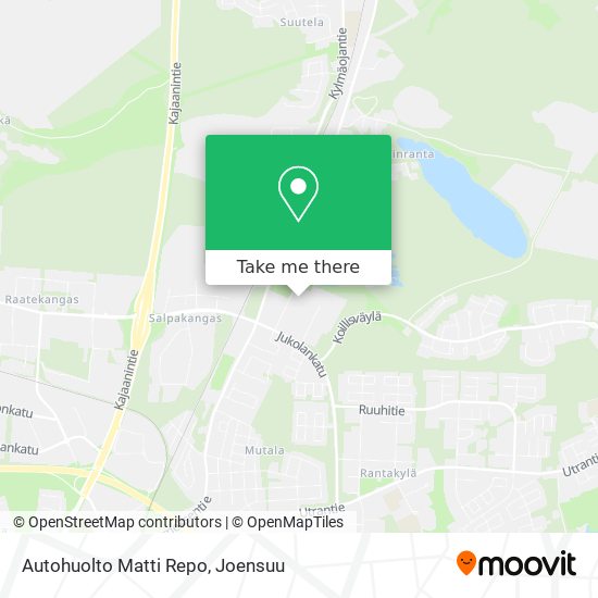 Autohuolto Matti Repo map