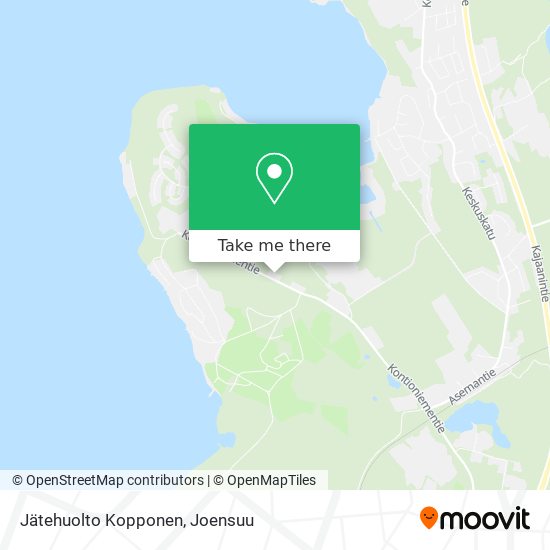 Jätehuolto Kopponen map