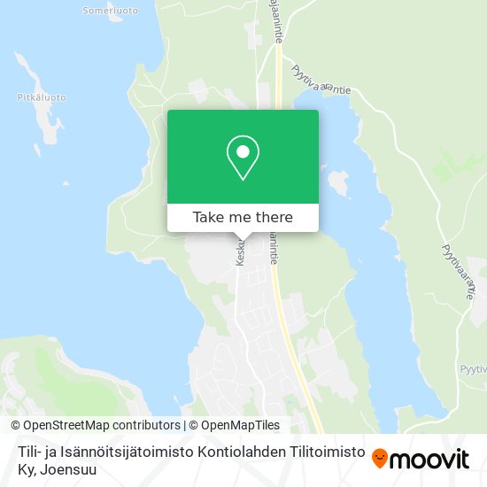 Tili- ja Isännöitsijätoimisto Kontiolahden Tilitoimisto Ky map