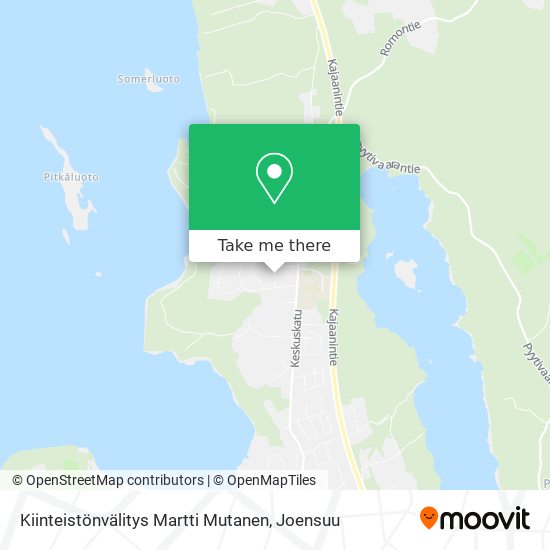 Kiinteistönvälitys Martti Mutanen map