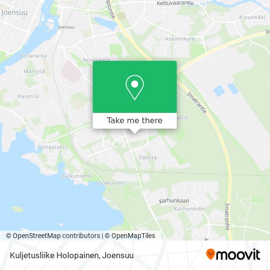 Kuljetusliike Holopainen map