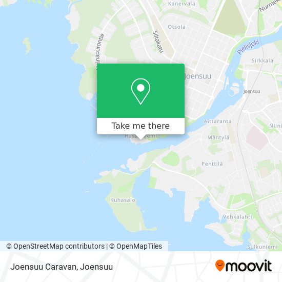 Joensuu Caravan map