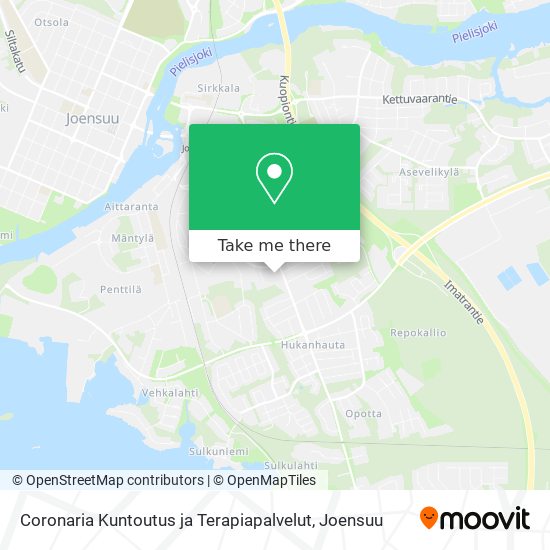 Coronaria Kuntoutus ja Terapiapalvelut map