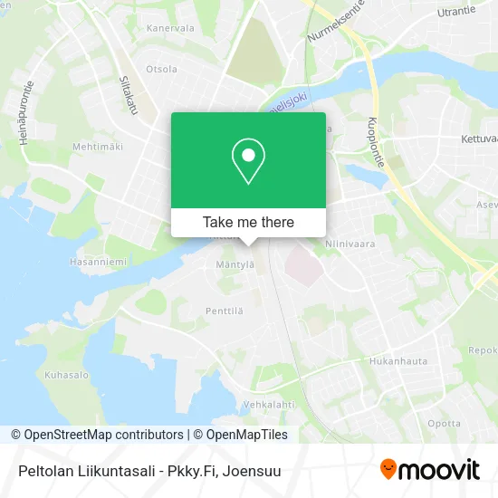 Peltolan Liikuntasali - Pkky.Fi map