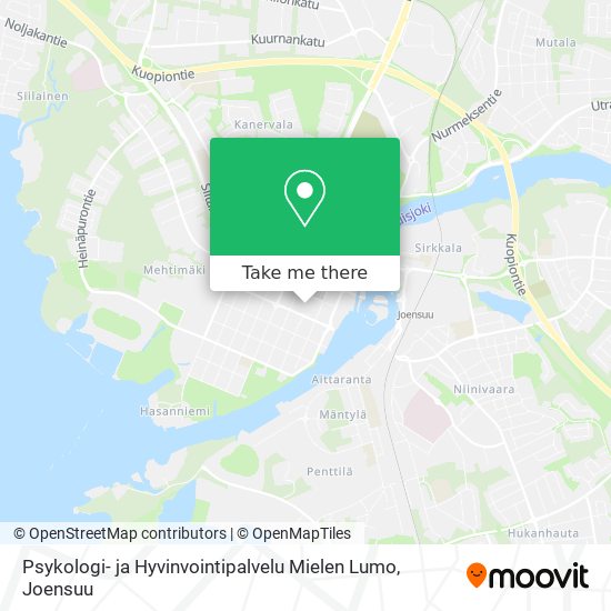 Psykologi- ja Hyvinvointipalvelu Mielen Lumo map