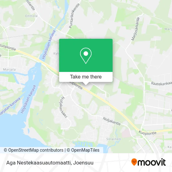 Aga Nestekaasuautomaatti map