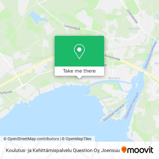 Koulutus- ja Kehittämispalvelu Question Oy map