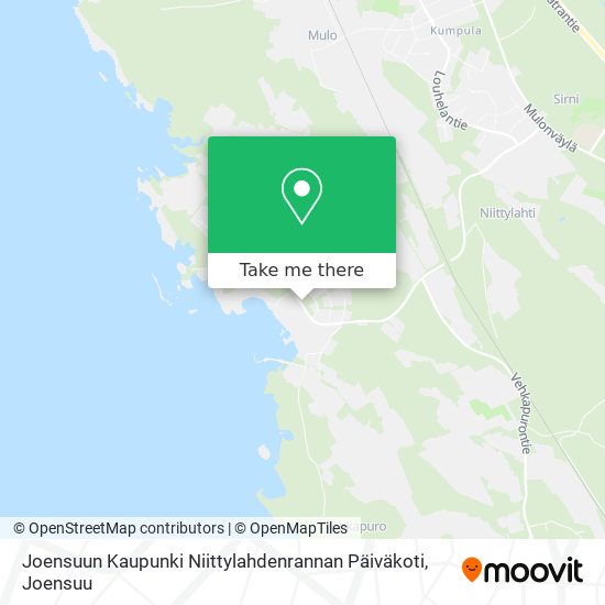 Joensuun Kaupunki Niittylahdenrannan Päiväkoti map