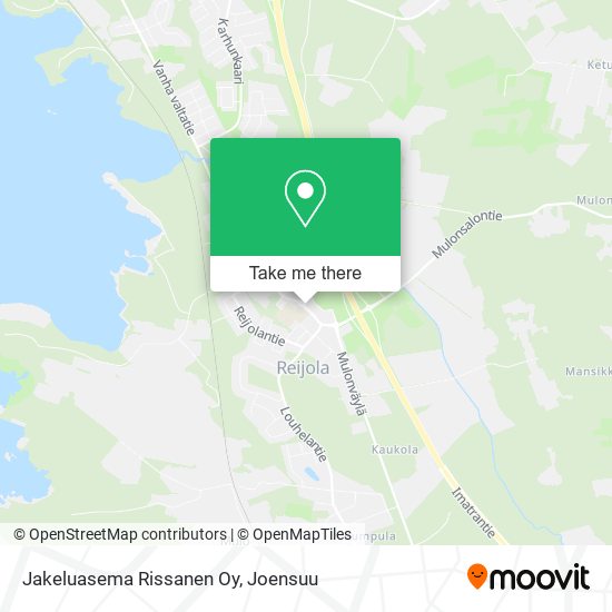 Jakeluasema Rissanen Oy map