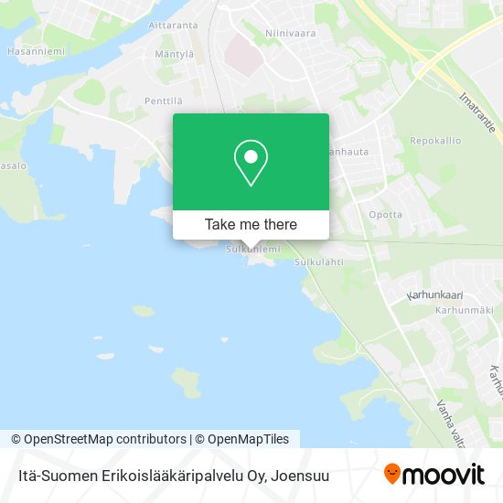 Itä-Suomen Erikoislääkäripalvelu Oy map