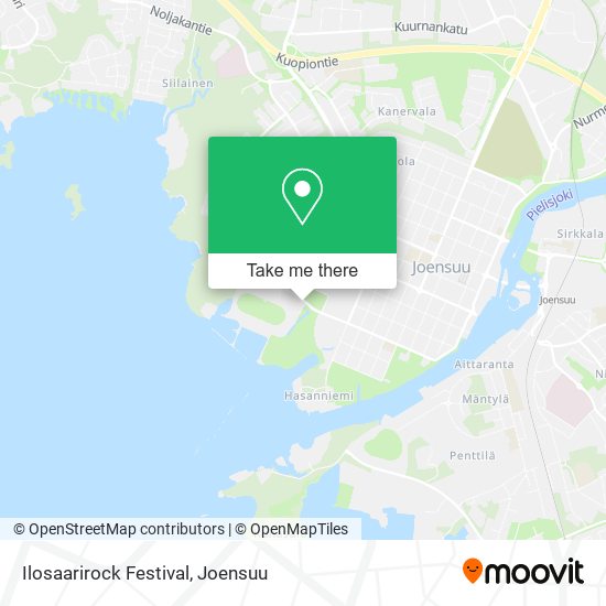 Ilosaarirock Festival map