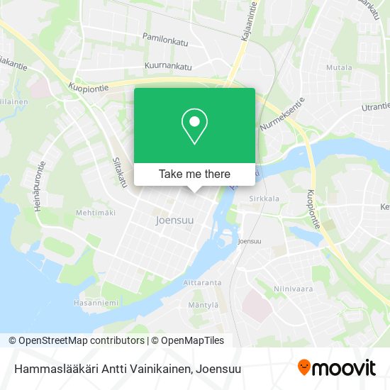 Hammaslääkäri Antti Vainikainen map