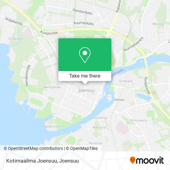 Kotimaailma Joensuu map