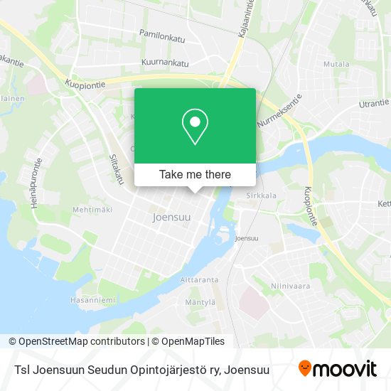 Tsl Joensuun Seudun Opintojärjestö ry map