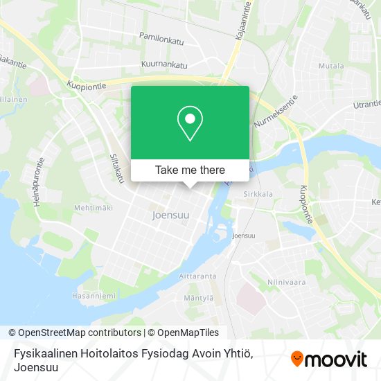 Fysikaalinen Hoitolaitos Fysiodag Avoin Yhtiö map