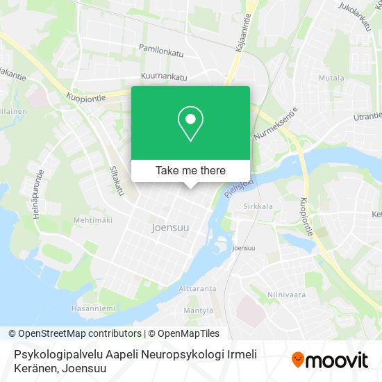 Psykologipalvelu Aapeli Neuropsykologi Irmeli Keränen map