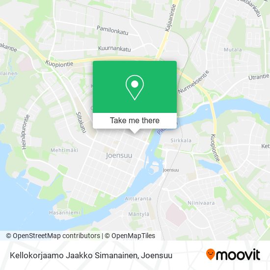 Kellokorjaamo Jaakko Simanainen map