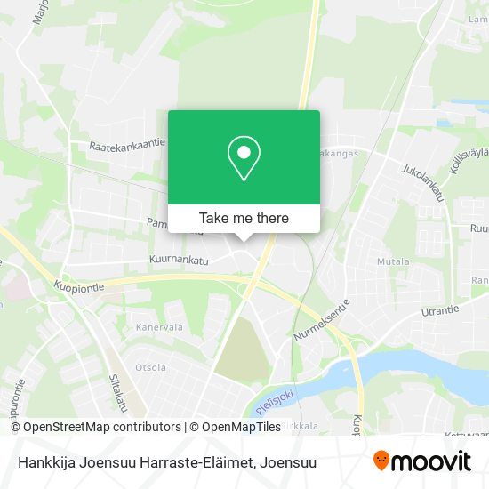 Hankkija Joensuu Harraste-Eläimet map