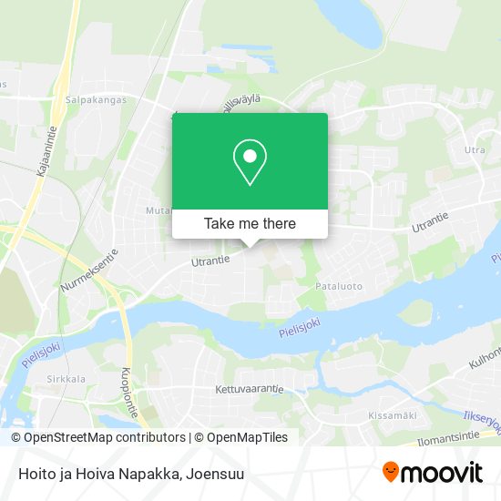 Hoito ja Hoiva Napakka map