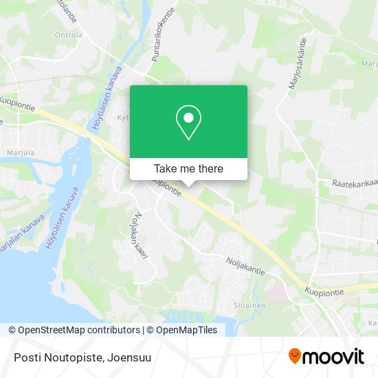 Posti Noutopiste map