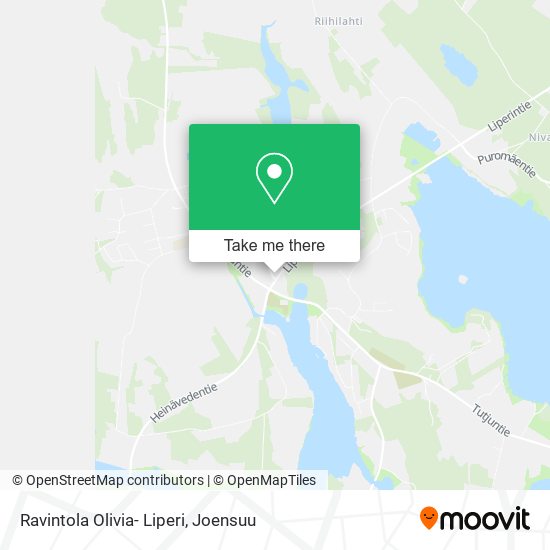 Ravintola Olivia- Liperi map